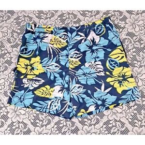Ocean Core Swim Trunks Men's L Geometric Print Board Shorts‎ Drawstring  Pocket